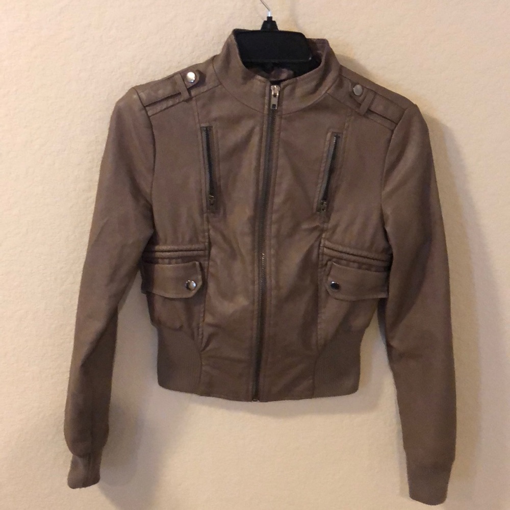 Leather jacket